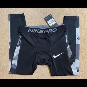 Nike Pro Compression 3/4 Tights Camo BK BV5655 010